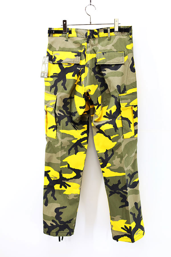 Dead Stock 00s ROTHCO Yellow Camo BDU Cargo Pants Size W31 L32 