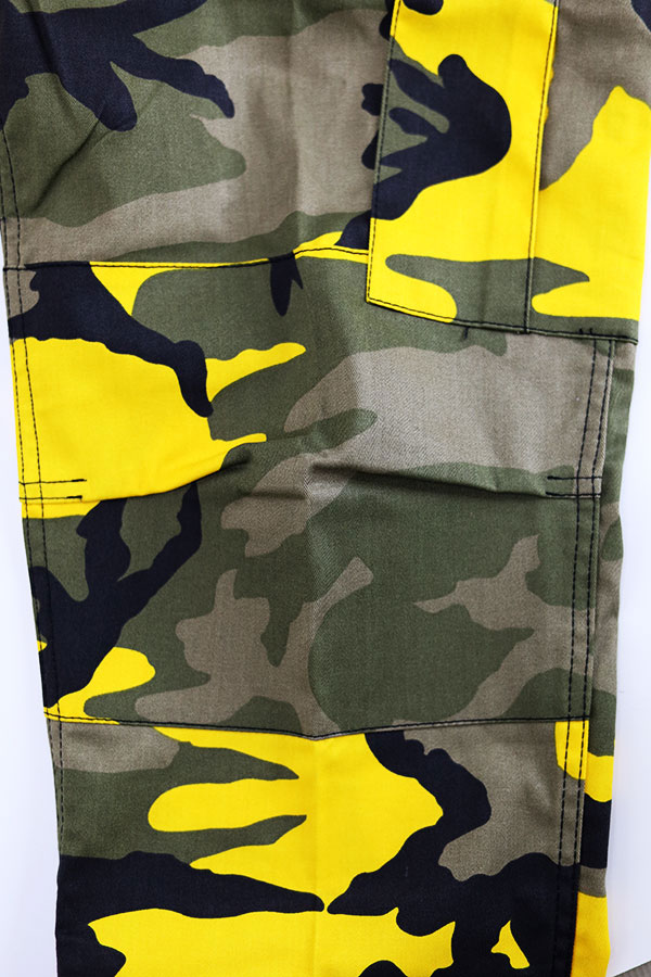 Dead Stock 00s ROTHCO Yellow Camo BDU Cargo Pants Size W31 L32 