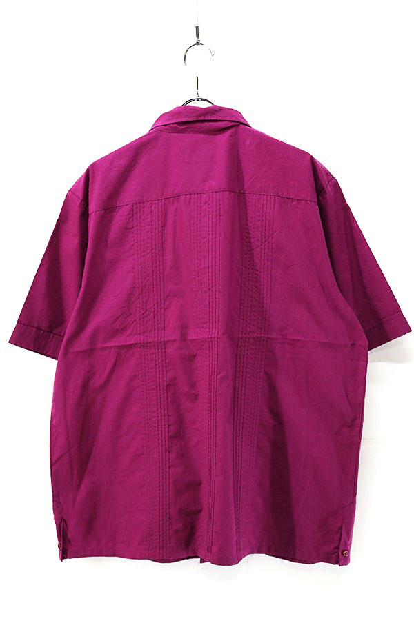 Used 90s TropiCool Wine Red Cuba Shirt Size XL  