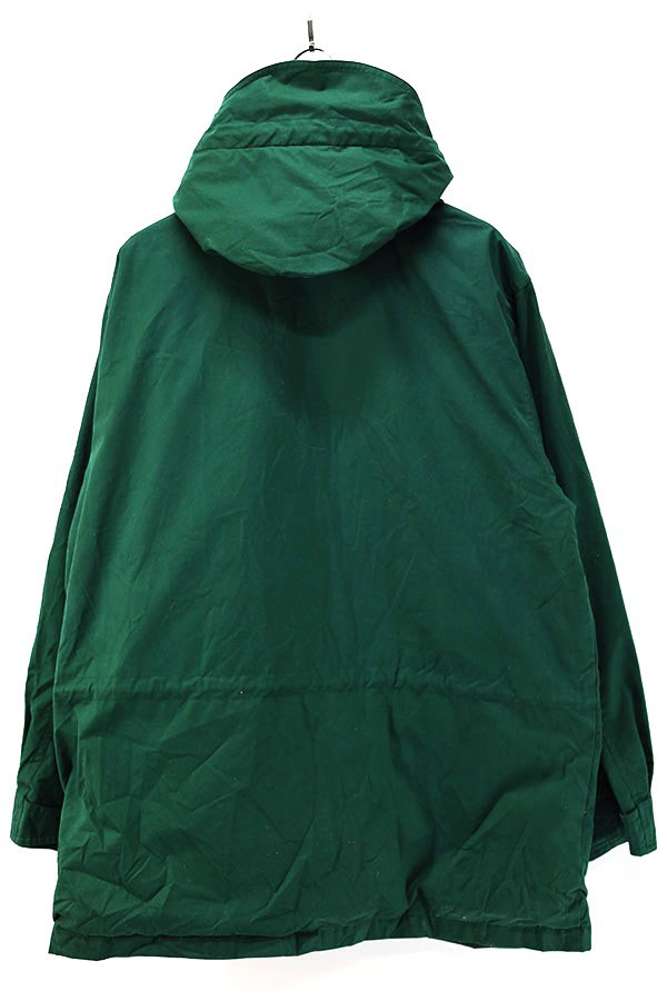 Used 00s Eddie Bauer Green Fake Suede Mountain Parka Jacket Size M 