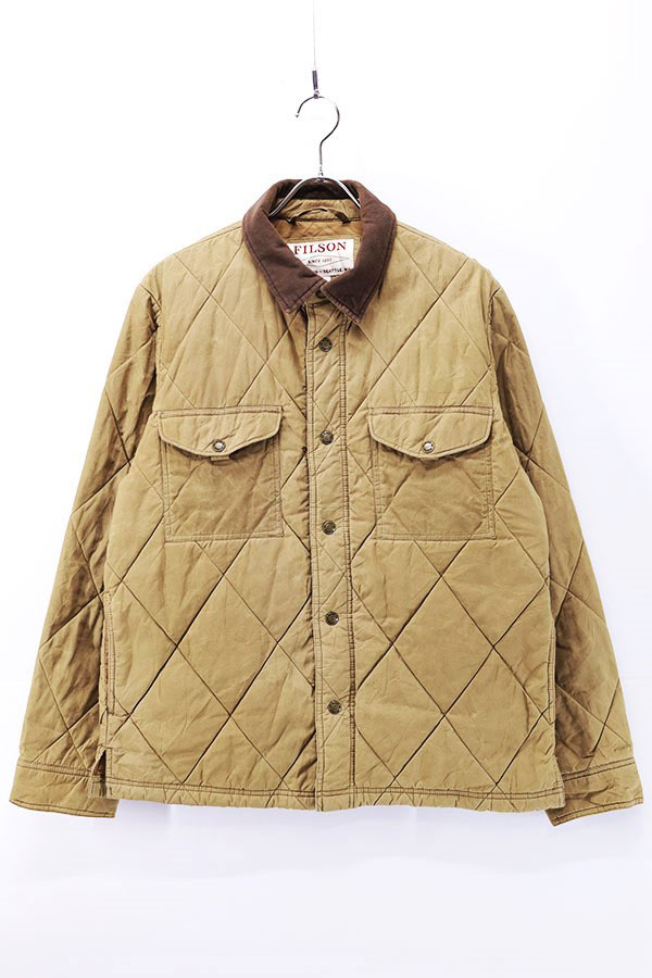 Used 00s Filson Cloth Cotton Quilting Shirt Jacket Size M 