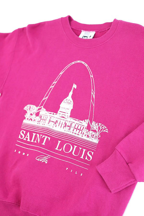 Used 90s USA Lee SAINT LOUIS Graphic Sweat Size L 