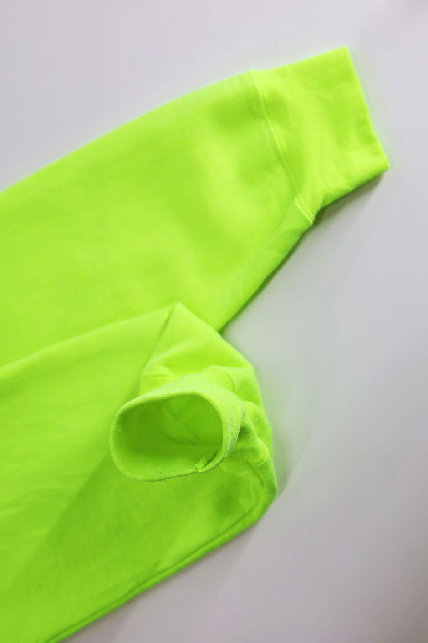 Used 00s Fluorescent Yellow DHL One Point Graphic Sweat Size L 