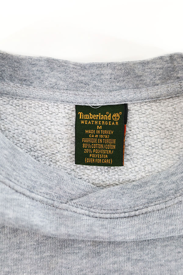 Used 90s Old Timberland Sweat Cut Sew Size M  