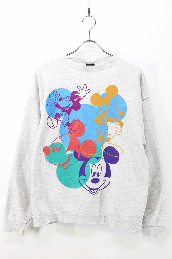 Used 90s USA MICKEY UNLIMITED Multi Color Graphic Sweat Size L 