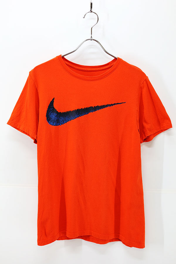 Used 00s Nike Stitch Swoosh Logo Graphic T-Shirt Size S 