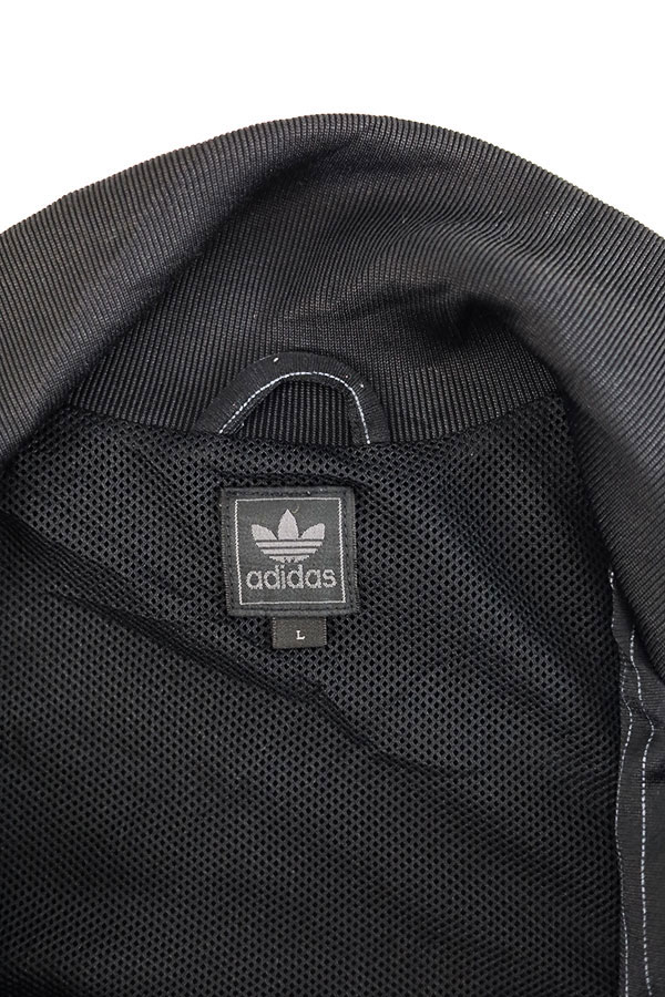Used 00s adidas Black Stripes Track Jacket Size L 