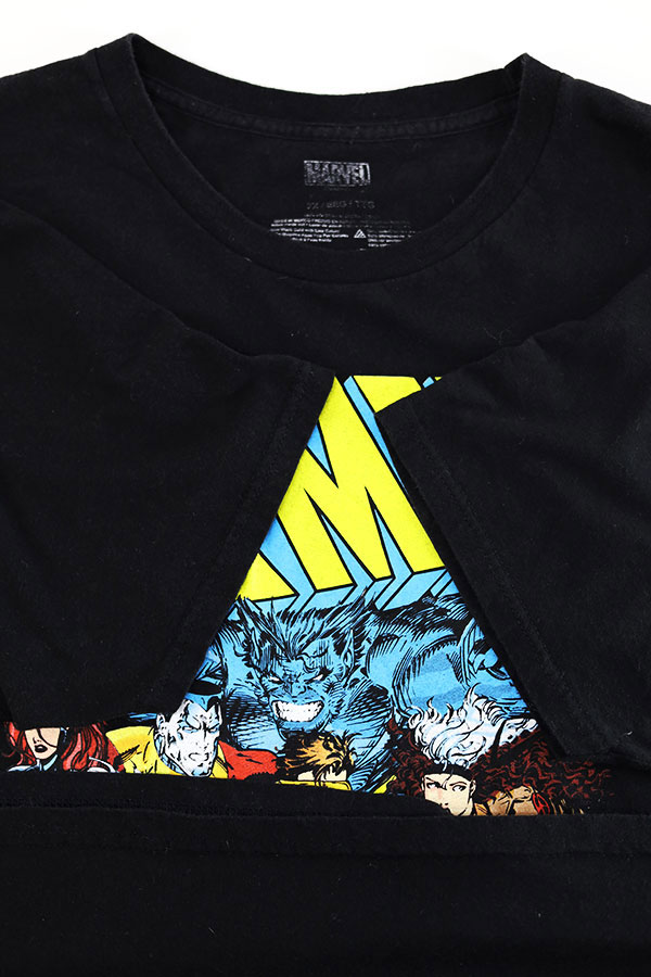 Used 00s MARVEL X-MEN Heros Character Graphic T-Shirt Size 2XL 