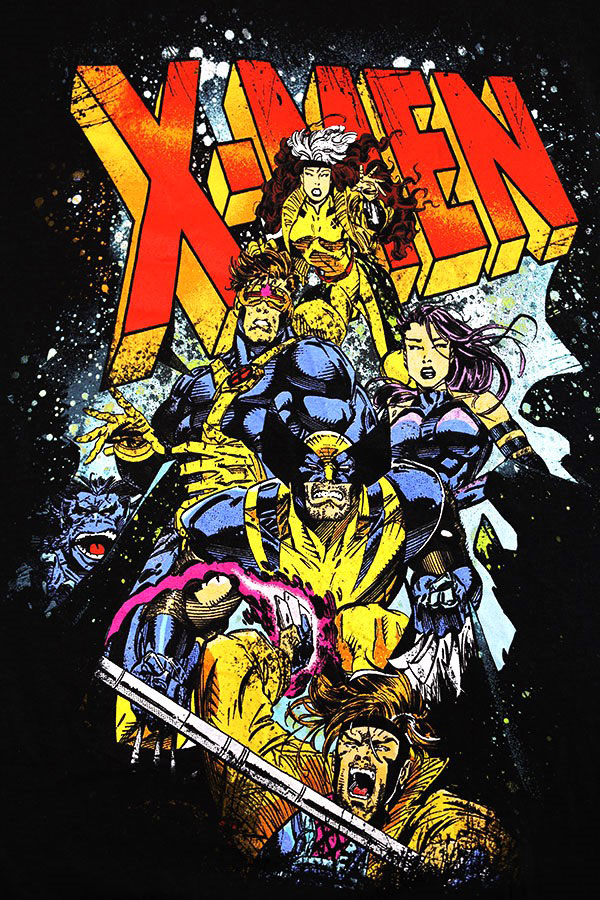 Used 00s MARVEL X-MEN Heros Character Graphic T-Shirt Size XL 