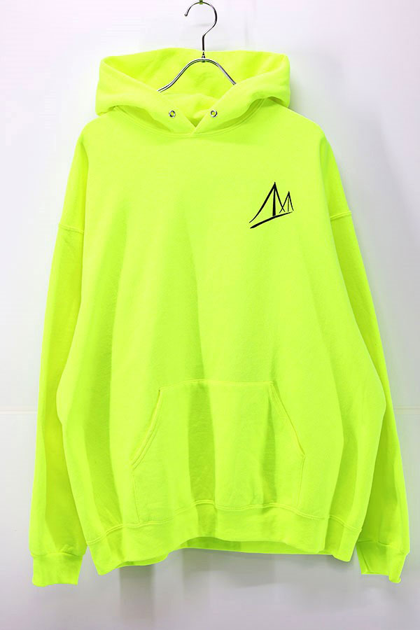 Used 00s JERZEES Fluorescence Color Over Sweat Parka Size 2XL 