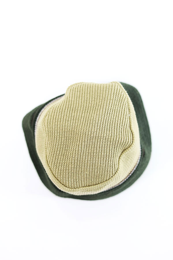 Used 90s-00s Unknown Olive Cotton Crusher Hat Size Free 