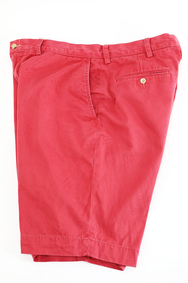 Used 00s POLO Ralph Lauren Pink Cotton Chino Short Pants Size W34 L10 
