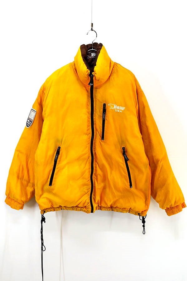 Used 90s Bear USA 450Fil reversible down jacket Size XL  
