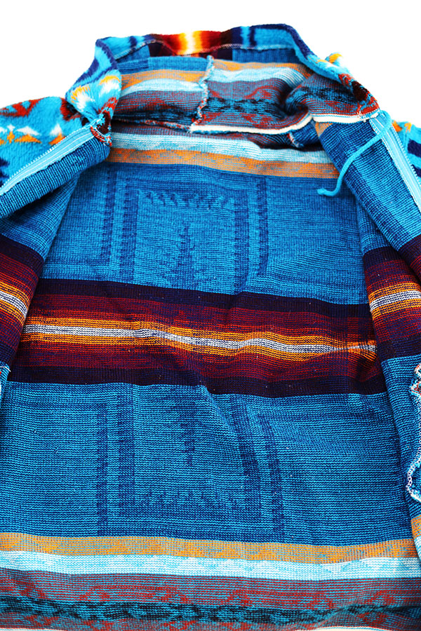 Used 90s Navajo pattern native all over zip jacket Size XL  