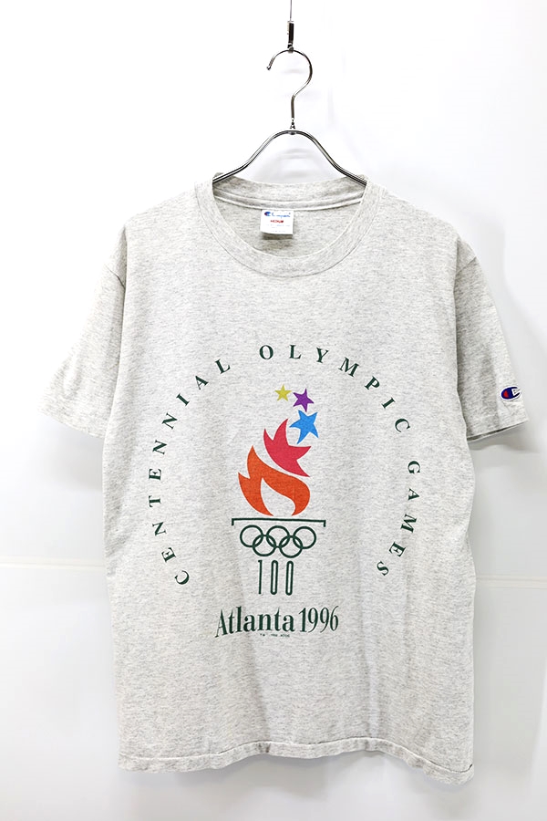 Used 90s USA Champion Atlanta Olympic Games T-Shirt Size M 