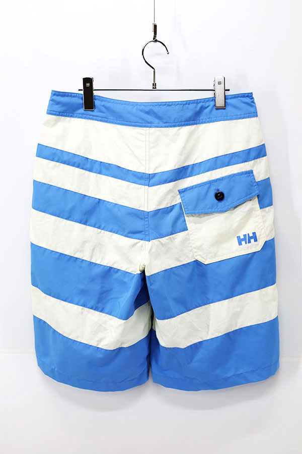 Used 00s Helly Hansen Border Stripes Lace Up Nylon Short Pants Size L 
