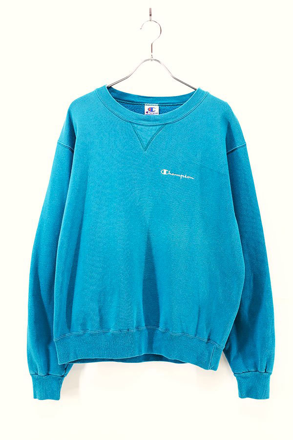 Used 90s USA Champion Turquoise One Point Sweat Size L 