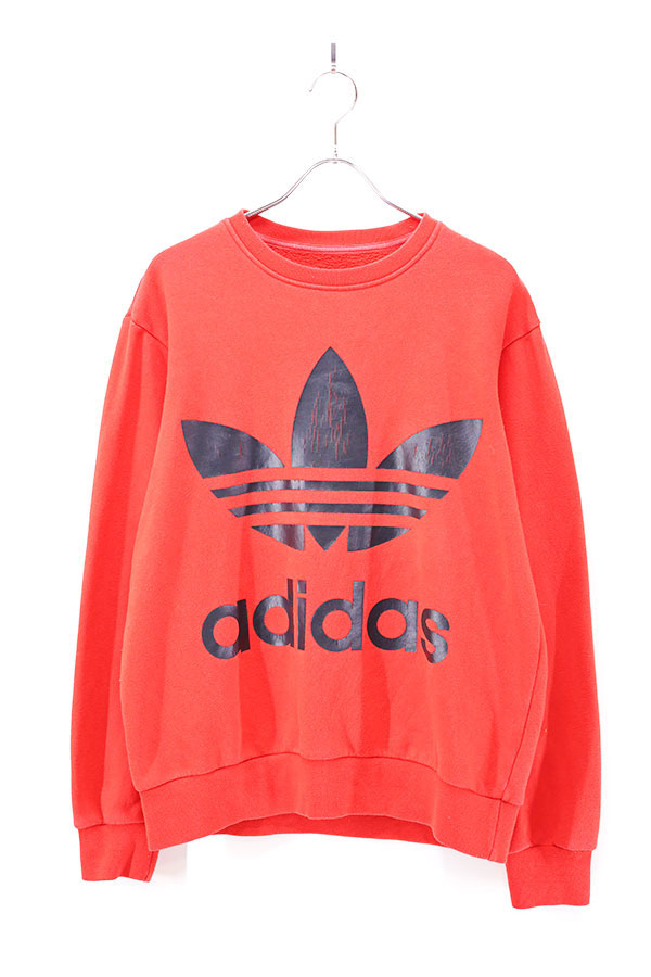 Used 00s adidas Both Side Trefoil Graphic Sweat Size L 