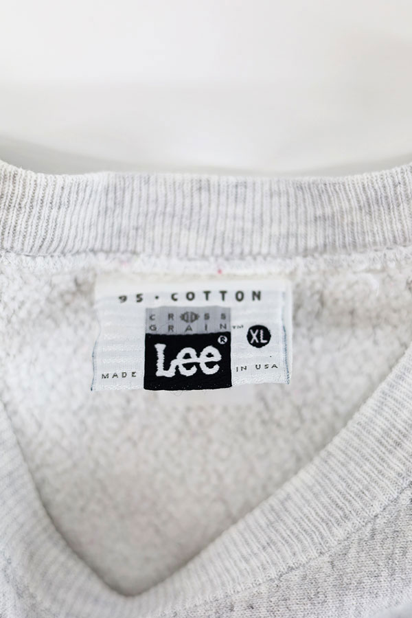 Used 90s USA Lee Reverse Weave Type Heavy Cotton Sweat Size XL 