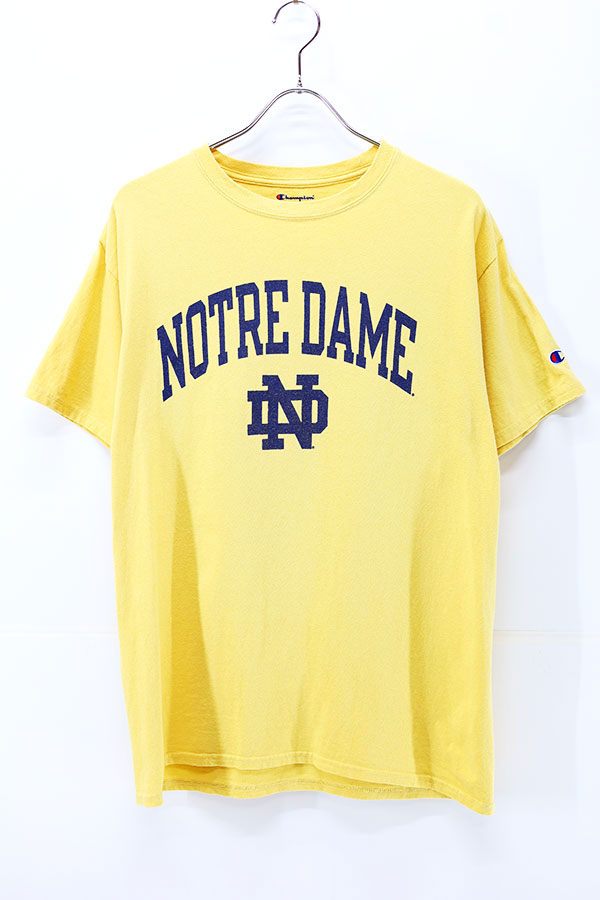 Used 00s Champion NOTRE DAME Graphic T-Shirt Size M 